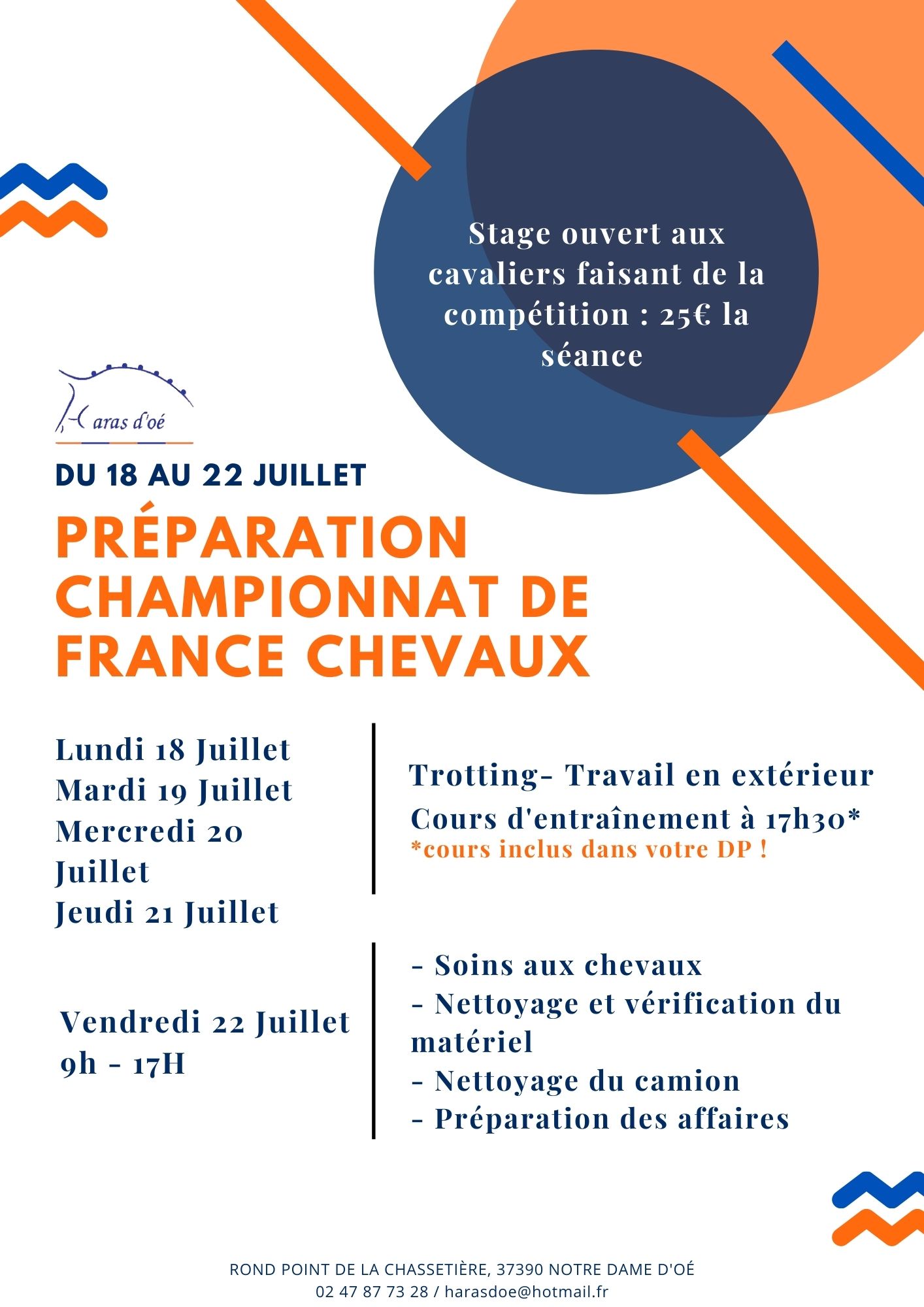 PRÉPARATION CHAMPIONNATS DE FRANCE CHEVAUX-4