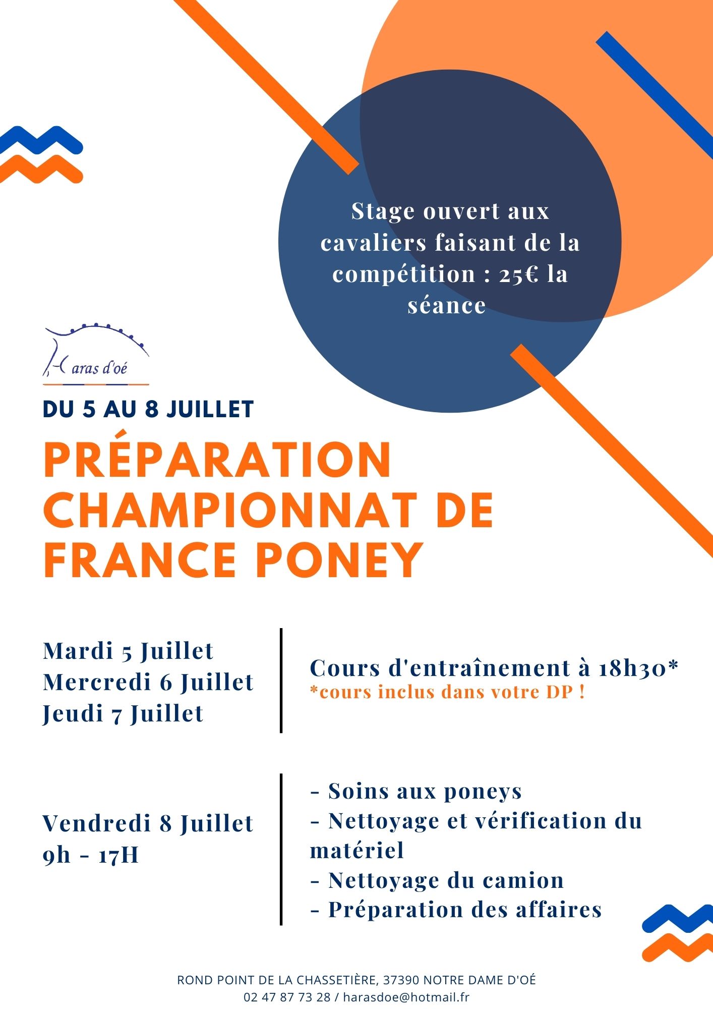 PRÉPARATION CHAMPIONNATS DE FRANCE PONEY-3