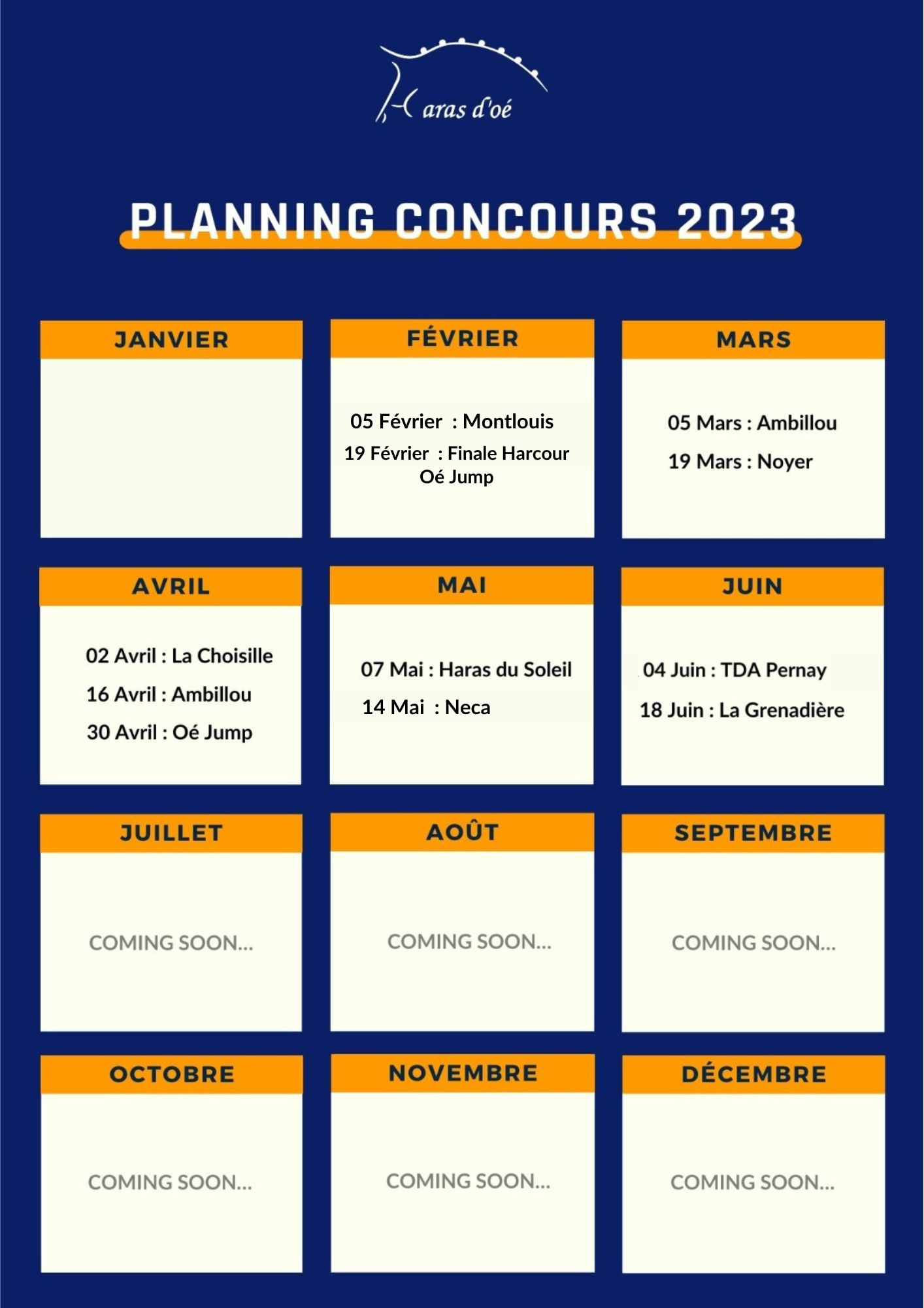PLANNING CONCOURS 2023