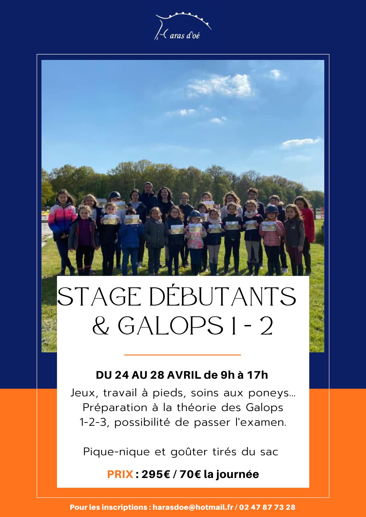 AVRIL - STAGE DÉBUTANTS & G1-2