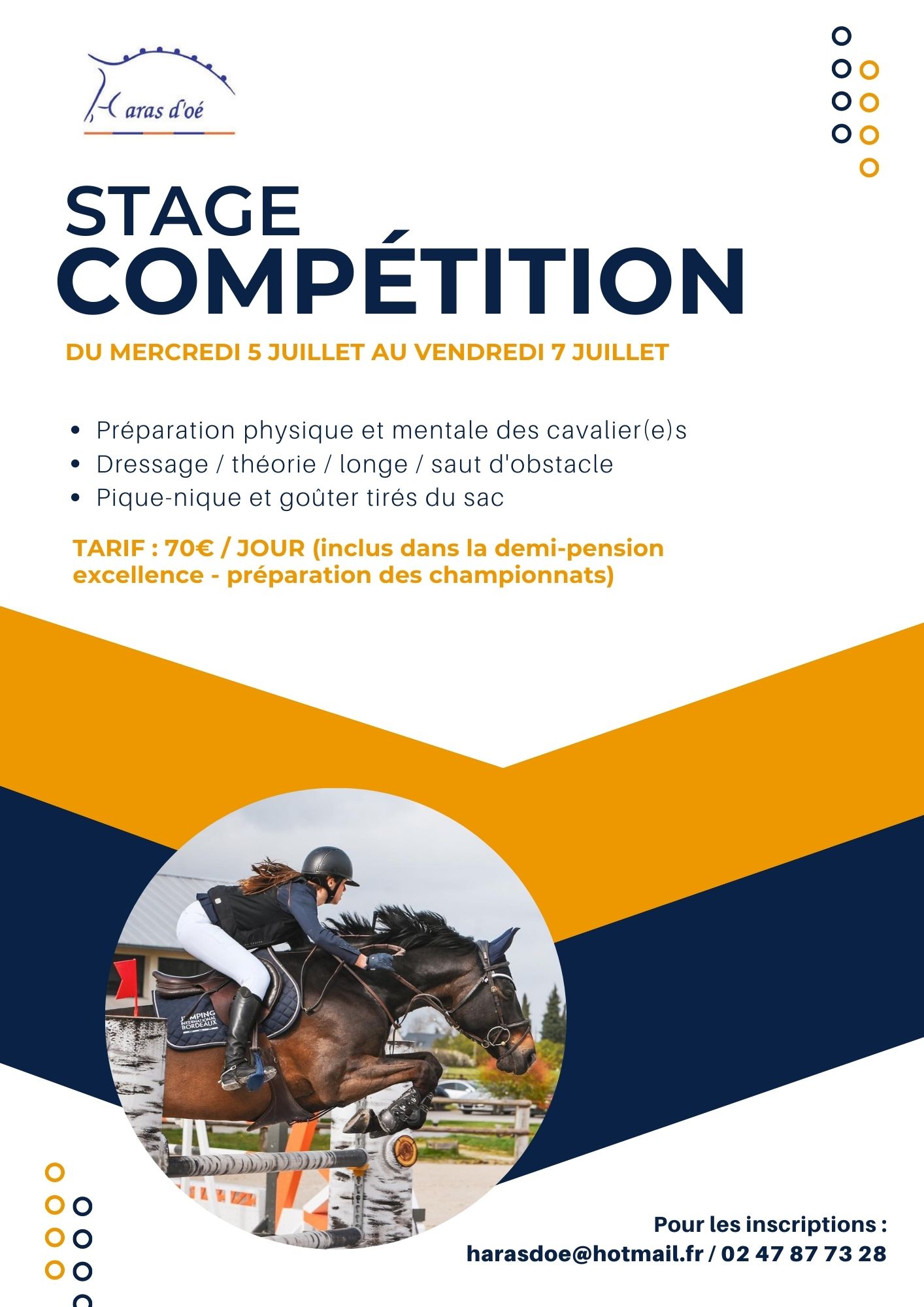JUILLET - STAGE COMPÉTITION