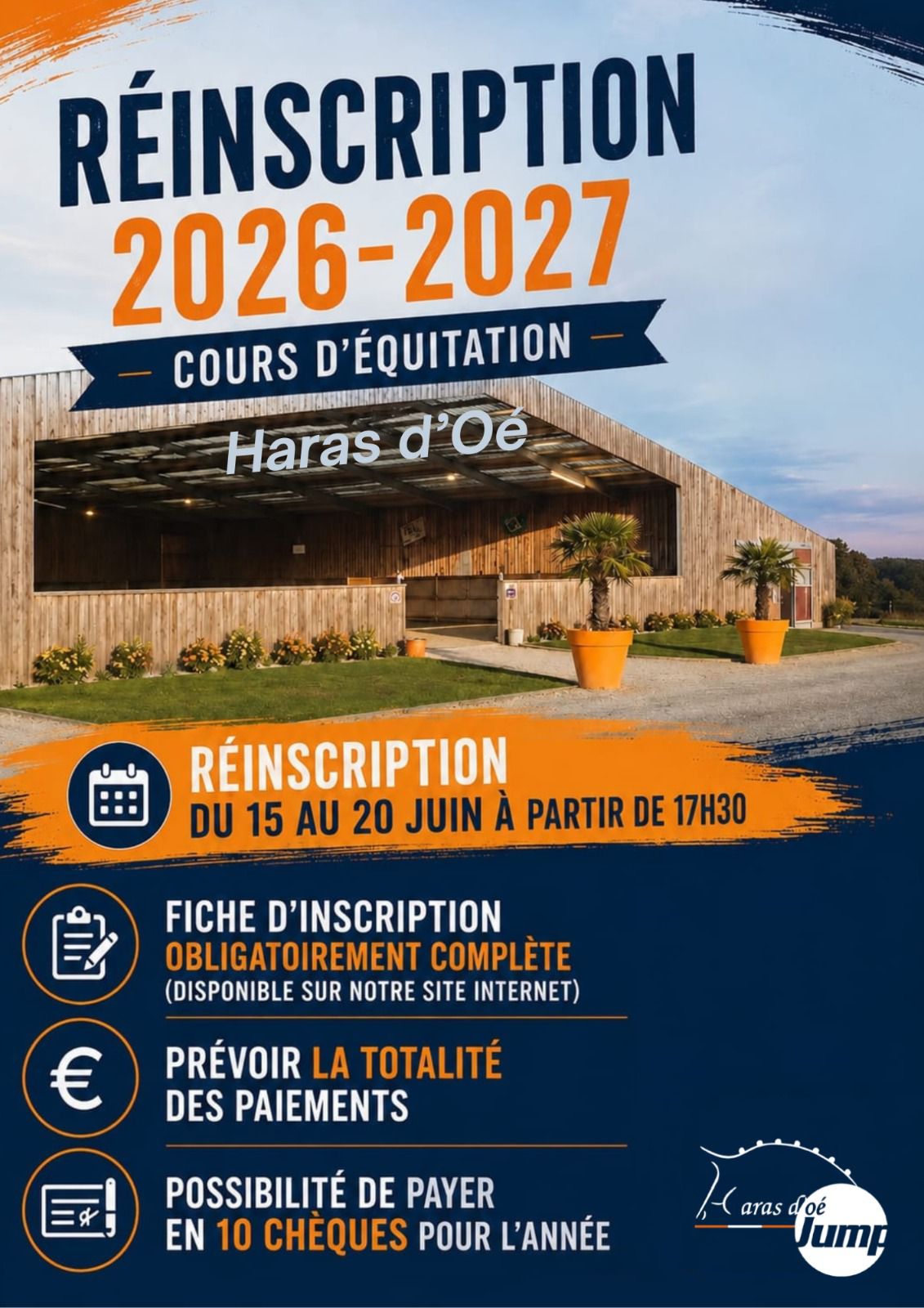 affiche réinscription